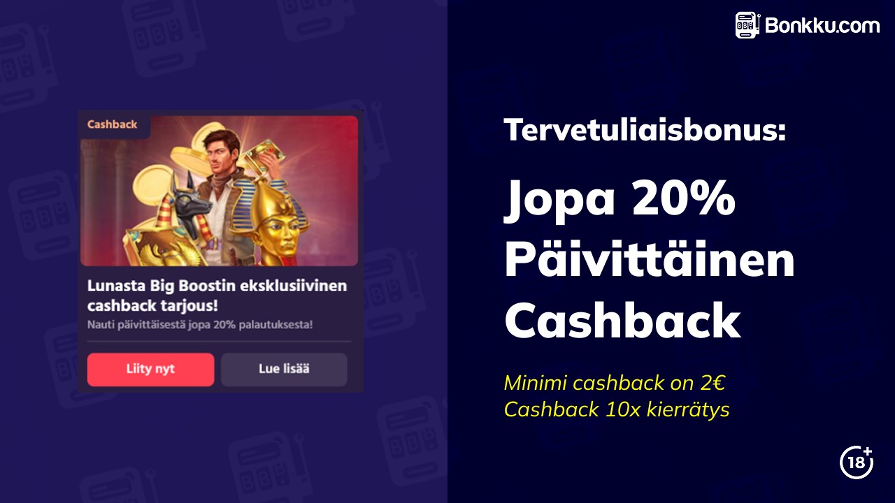big boost casino cashback