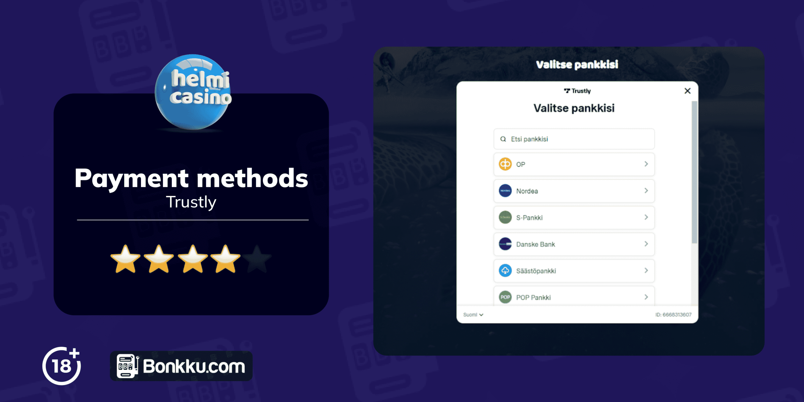 Helmi Casino Payment Methods