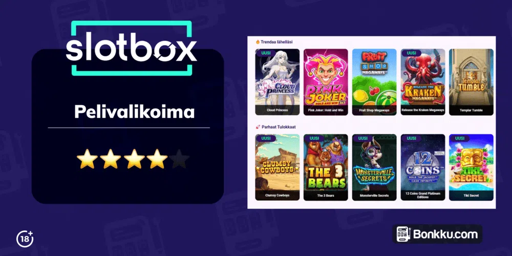 slotbox pelivalikoima