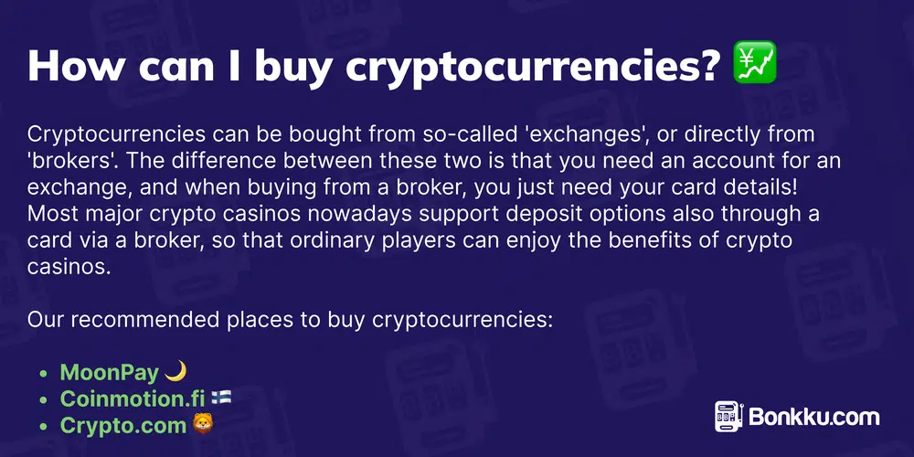How can I buy Cryptocurrencies