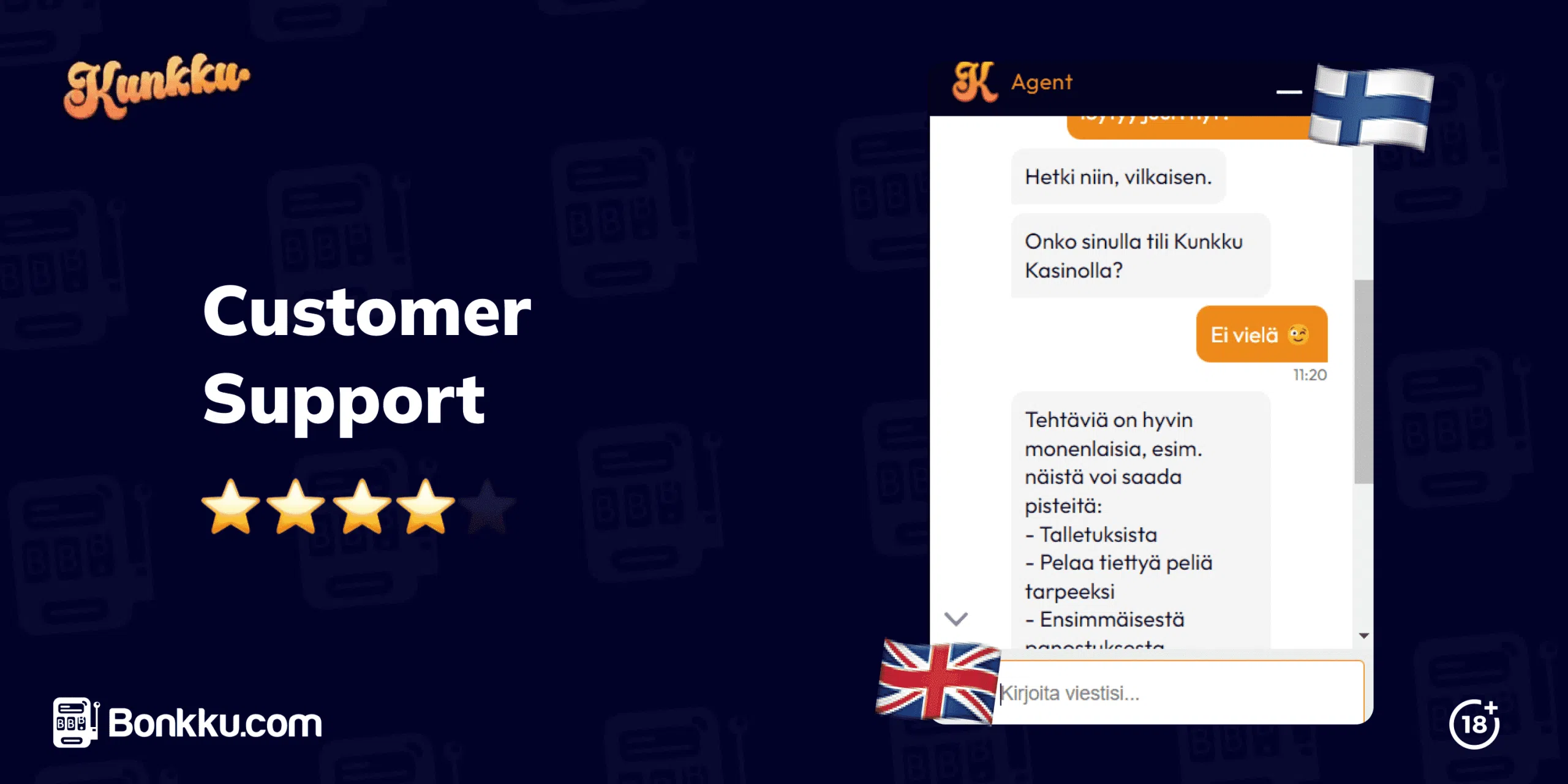 Kunkkukasino customer support