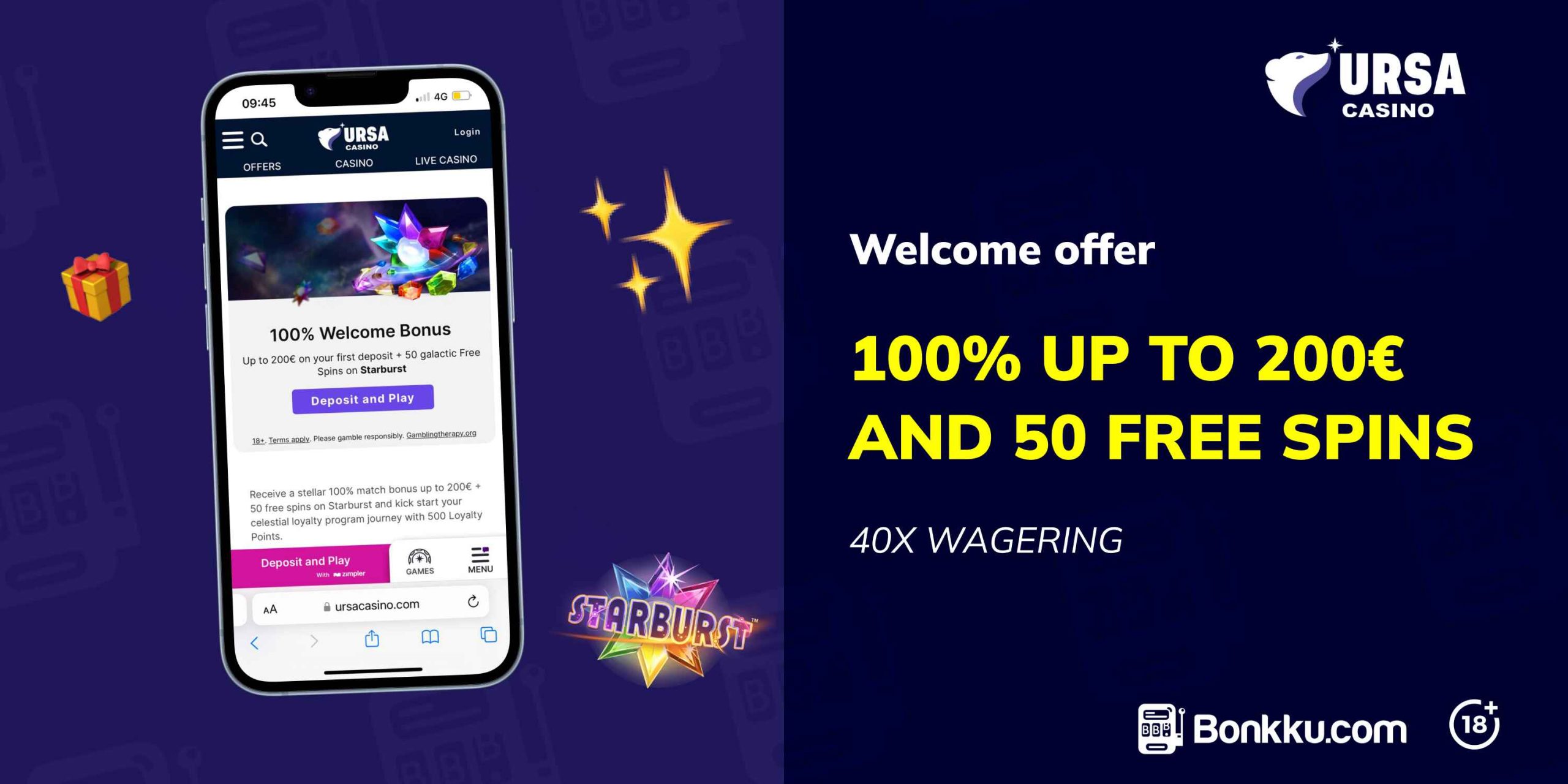 Ursa Casino Welcome Offer