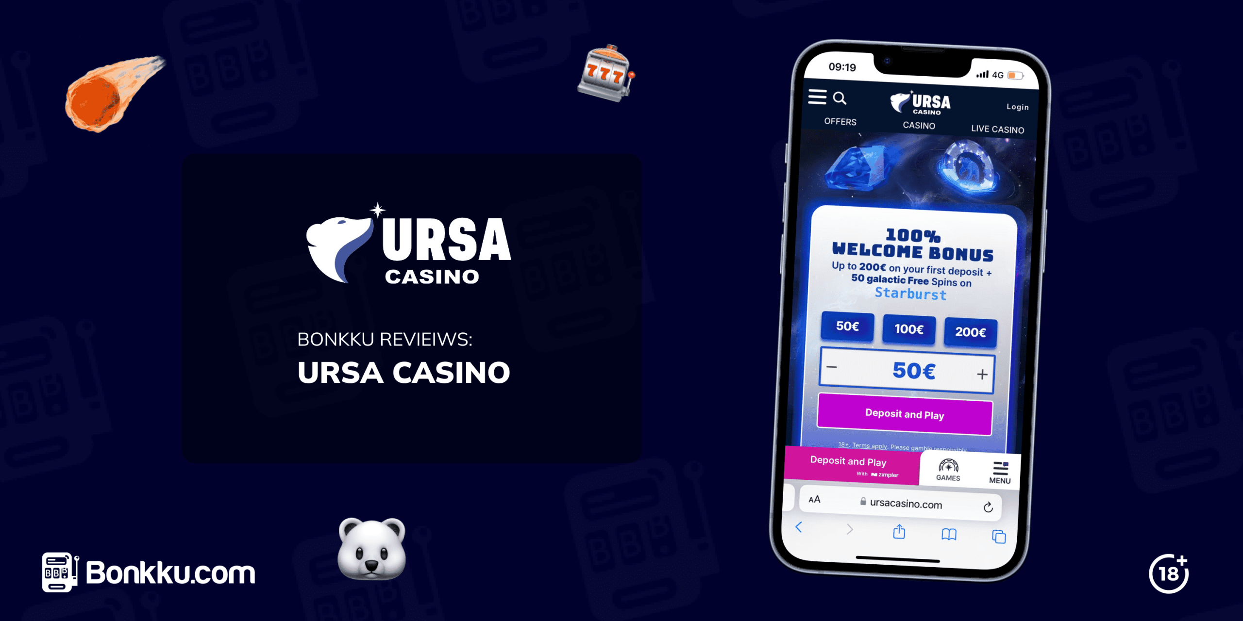 Ursa Casino Review Header