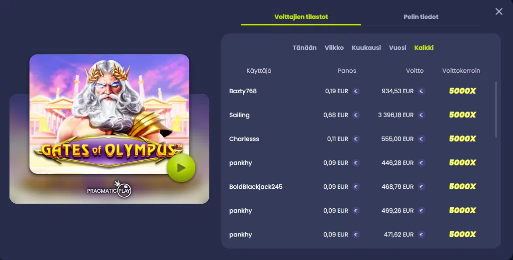 epicbet käyttökokemus