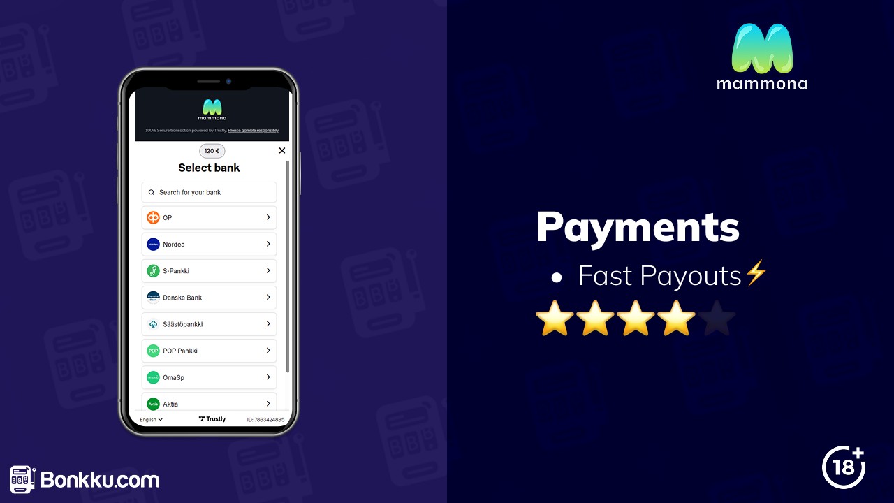 mammona casino payments