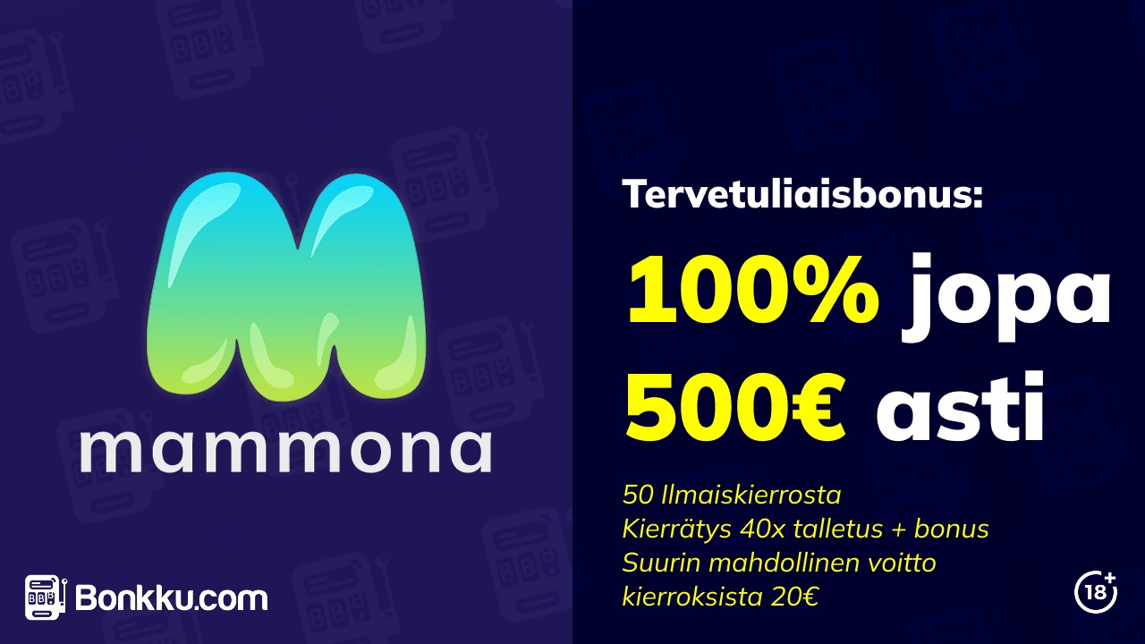 mammona kasino tervetuliaisbonus