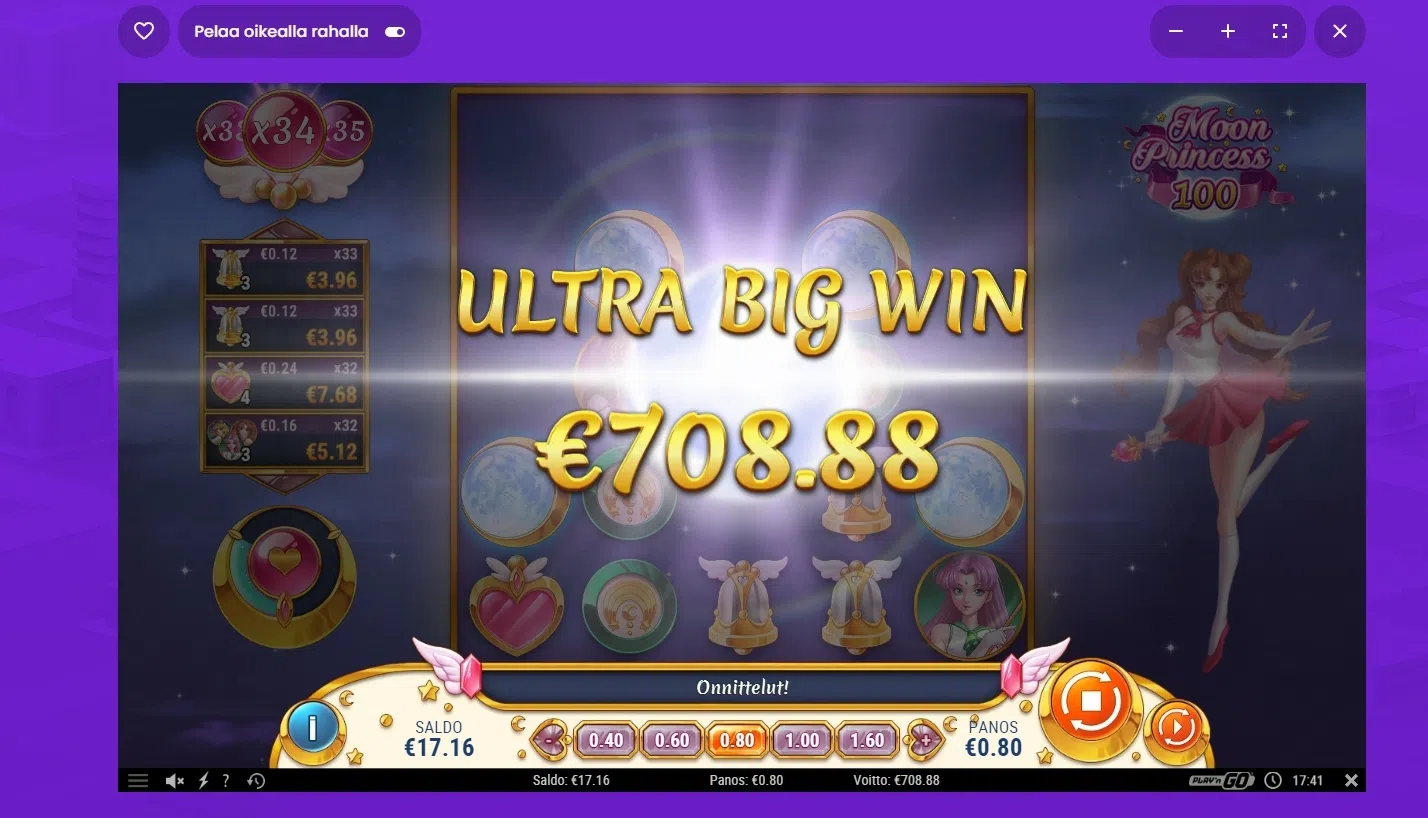 Big wins screenshot