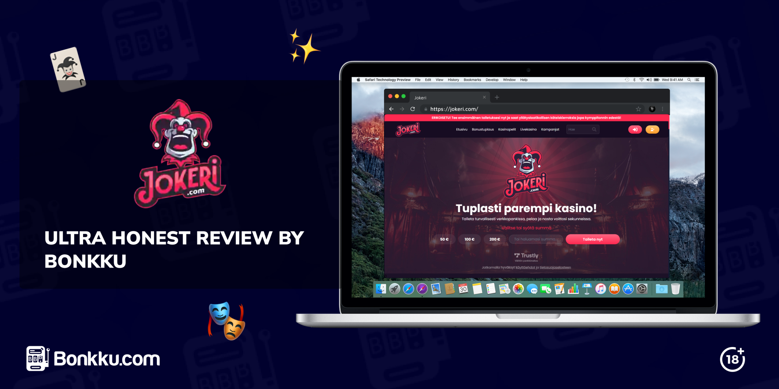 Jokeri Casino Review Header