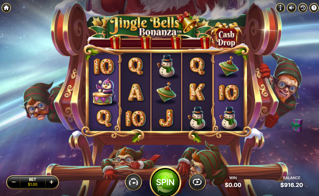 jingle bells bonanza gameplay