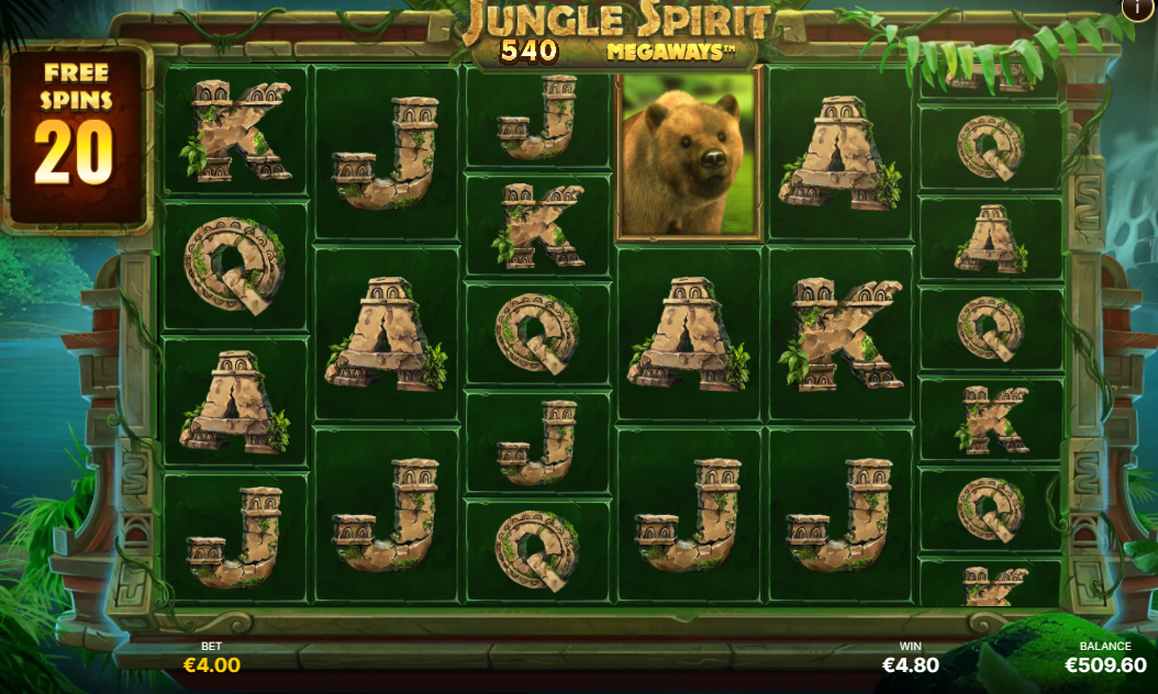 jungle spirit megaways bonus