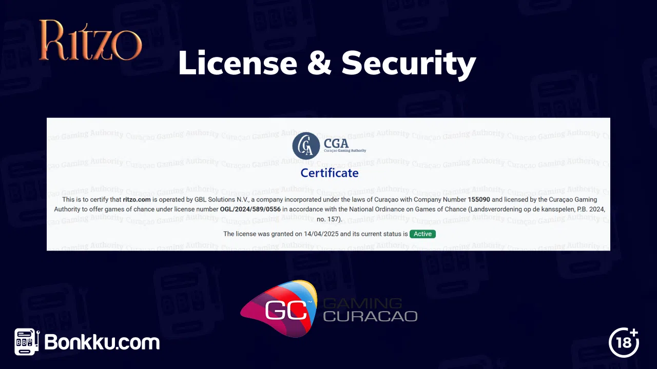 is ritzo casino safe