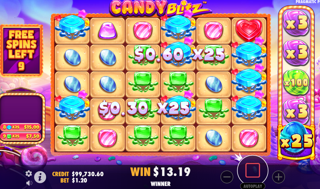 candy blitz bonus