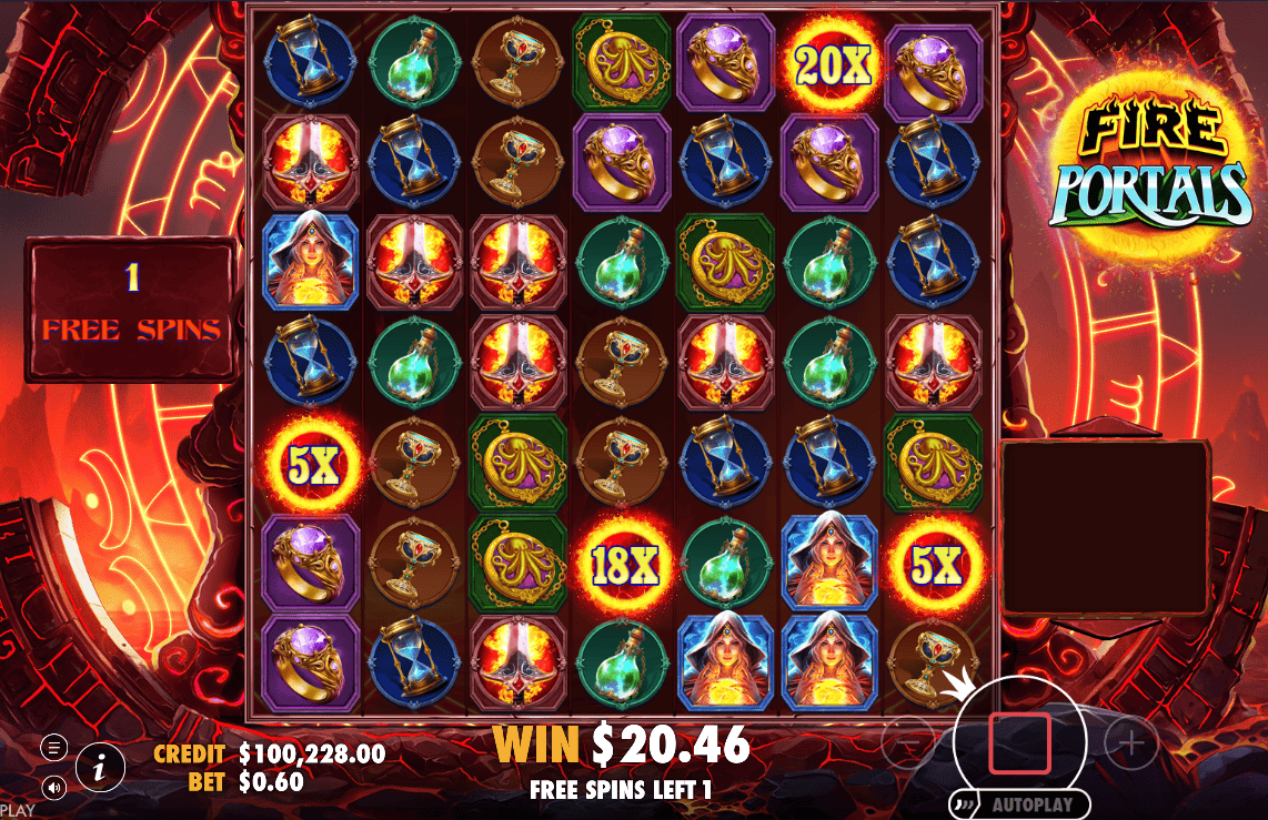 fire portals bonus gameplay