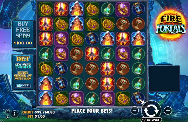 fire portals slot gameplay
