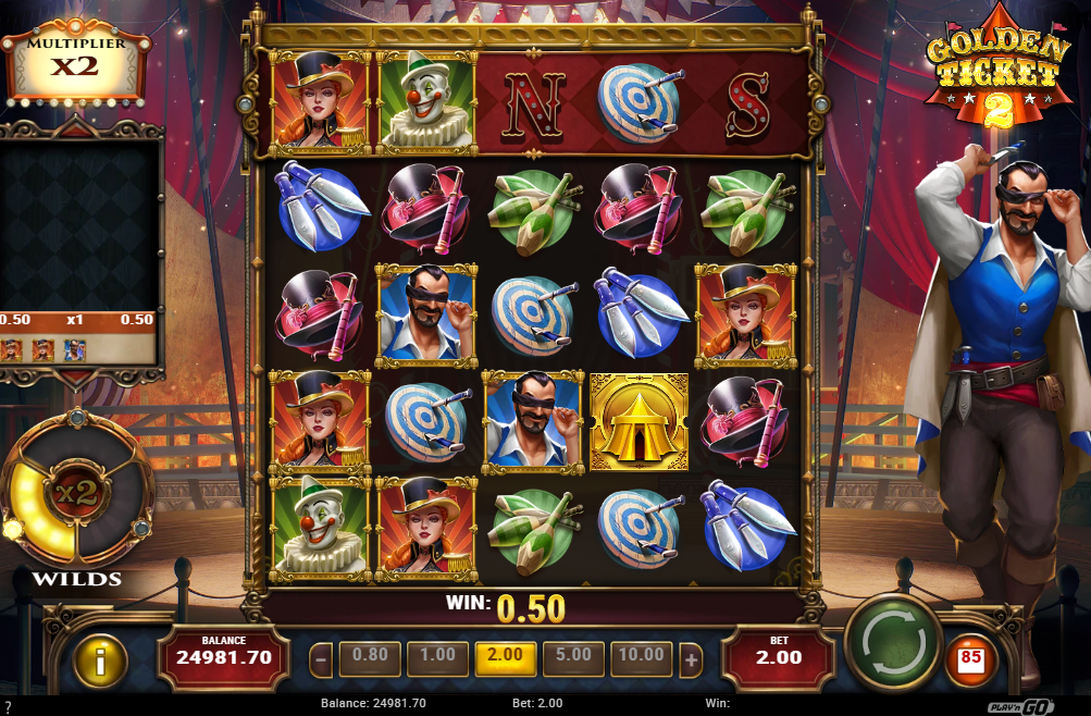 golden ticket 2 slot