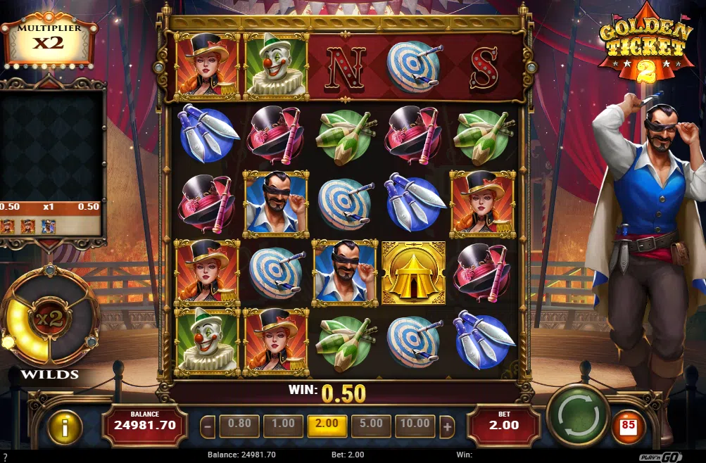 golden ticket 2 slot