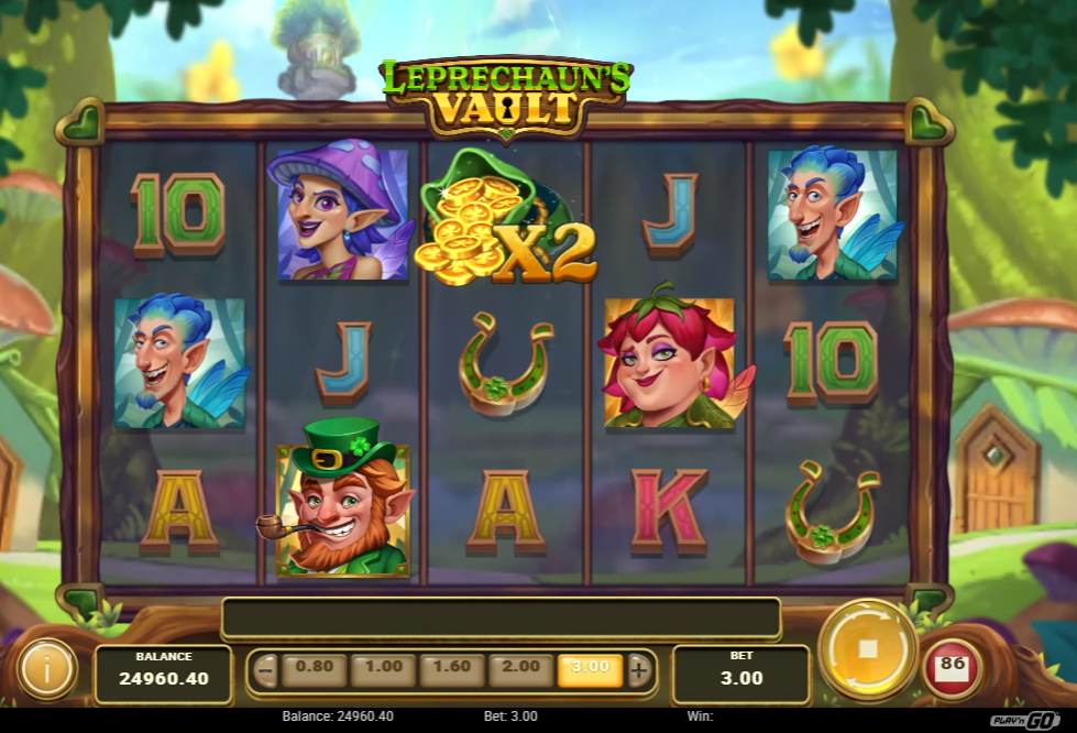 leprechauns vault slot