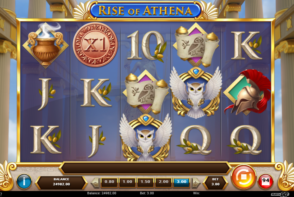 rise of athena slot