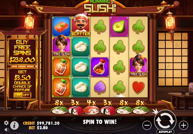 running sushi slot