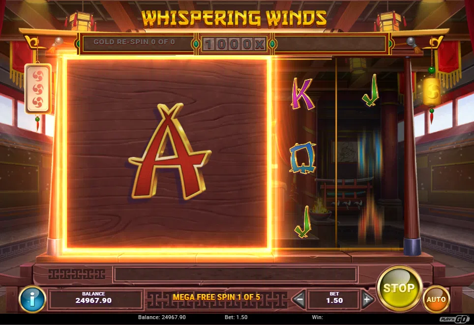 whispering winds bonus