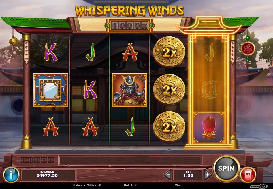 whispering winds slot