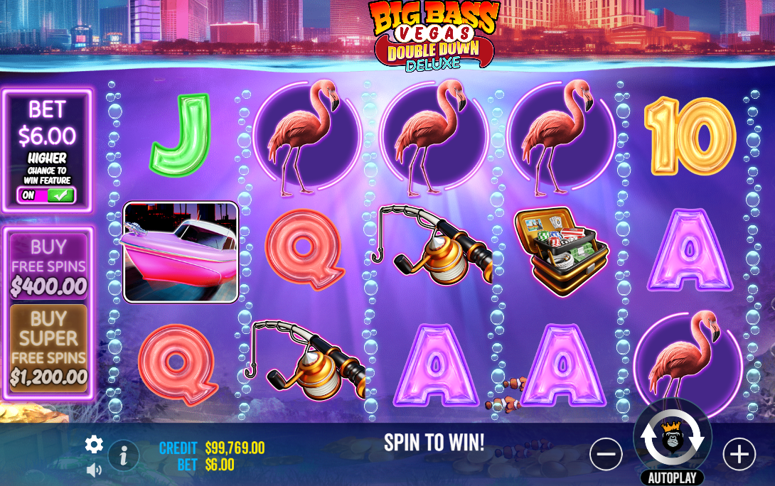 big bass vegas double down deluxe slot