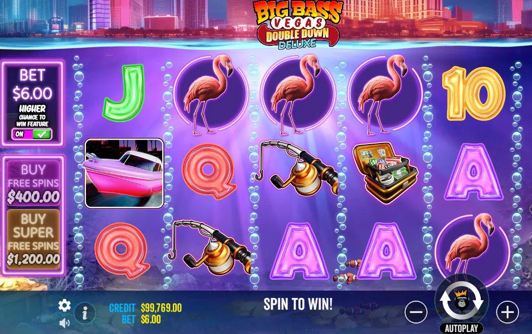 big bass vegas double down deluxe slot