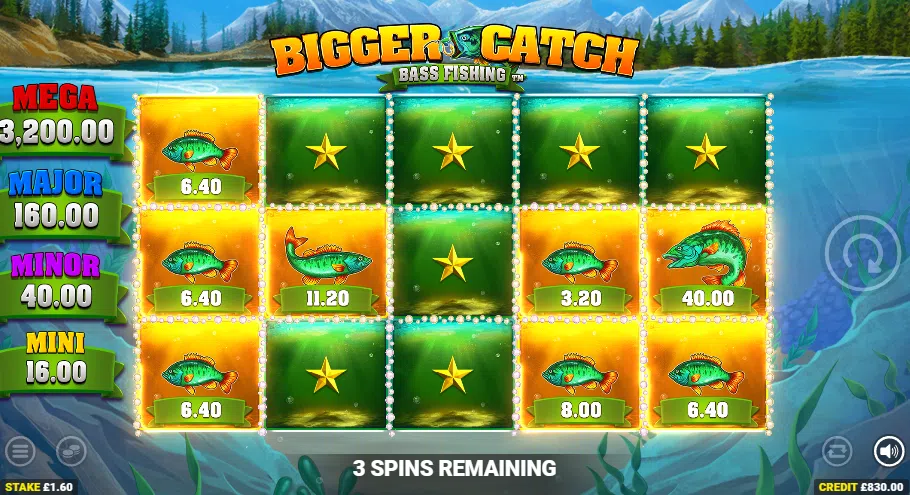 bigger catch bass fishing bonus