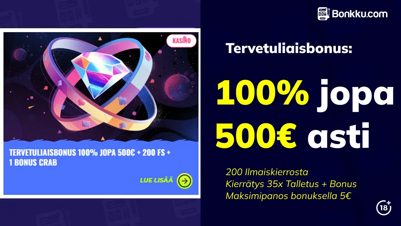 lunubet casino tervetuliaisbonus