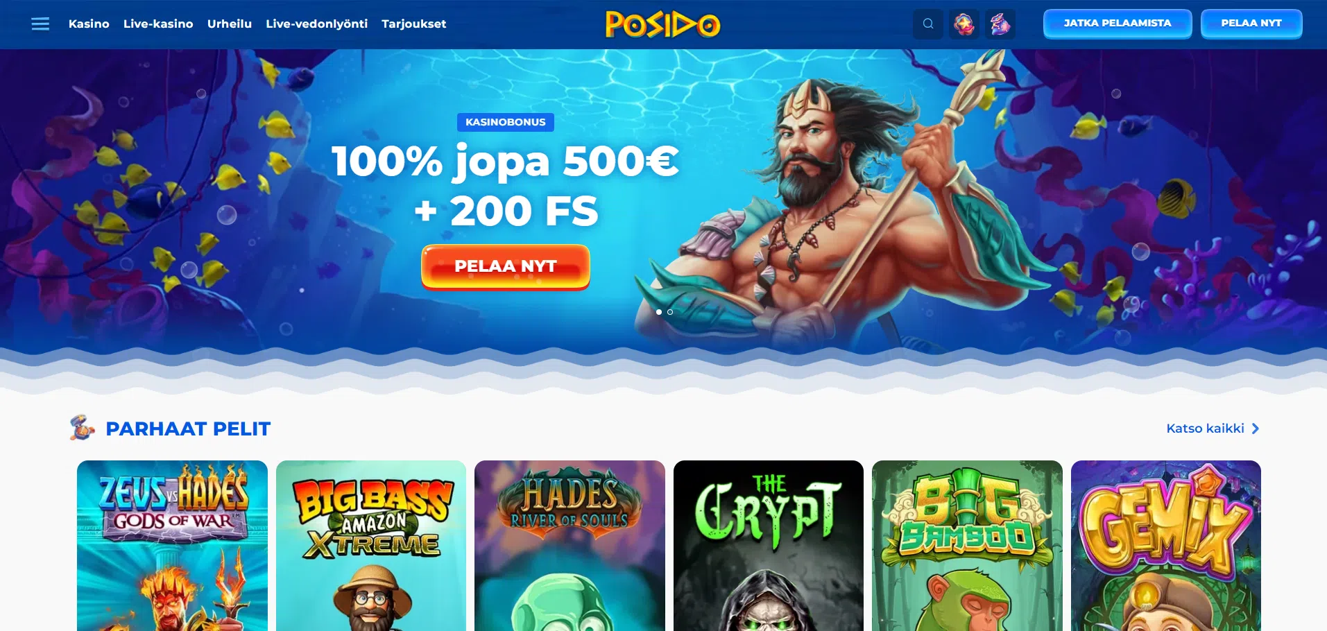 Posido Casino arvostelu kansikuva