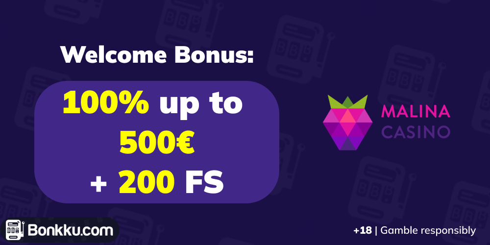 malina casino welcome bonus