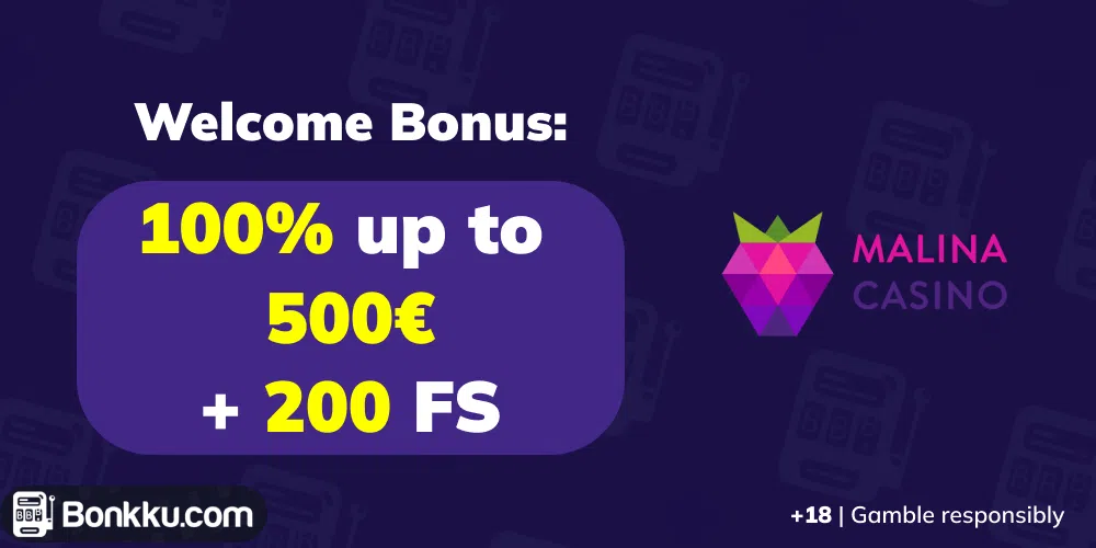 malina casino welcome bonus