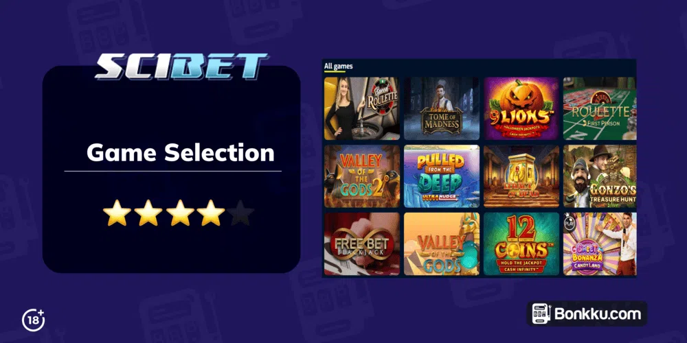 scibet game selection