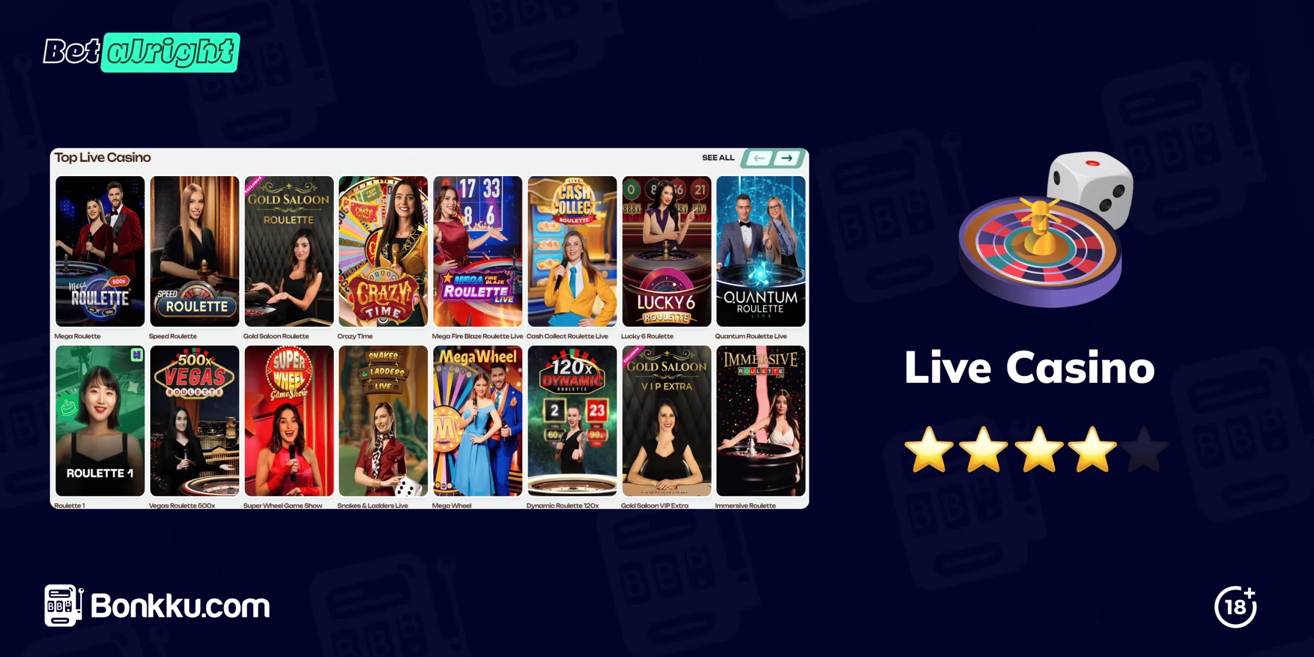 betalright live casino