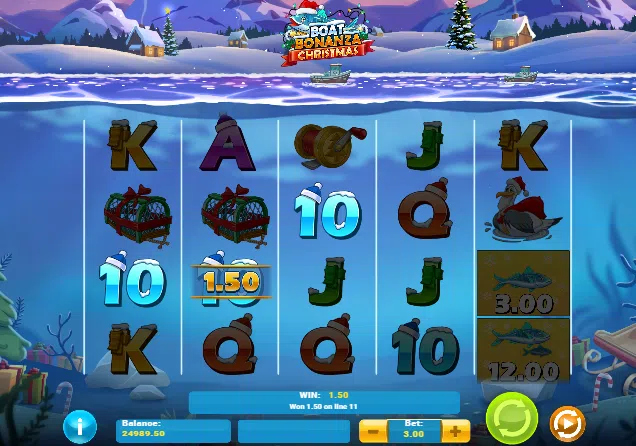 boat bonanza christmas slot