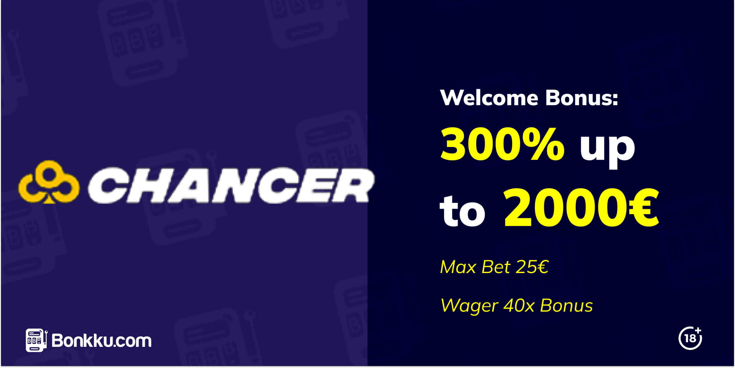 chancer bet welcome bonus