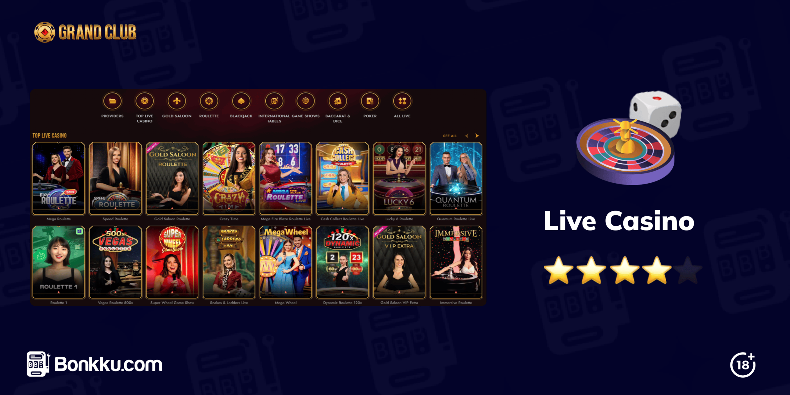 grand club live casino