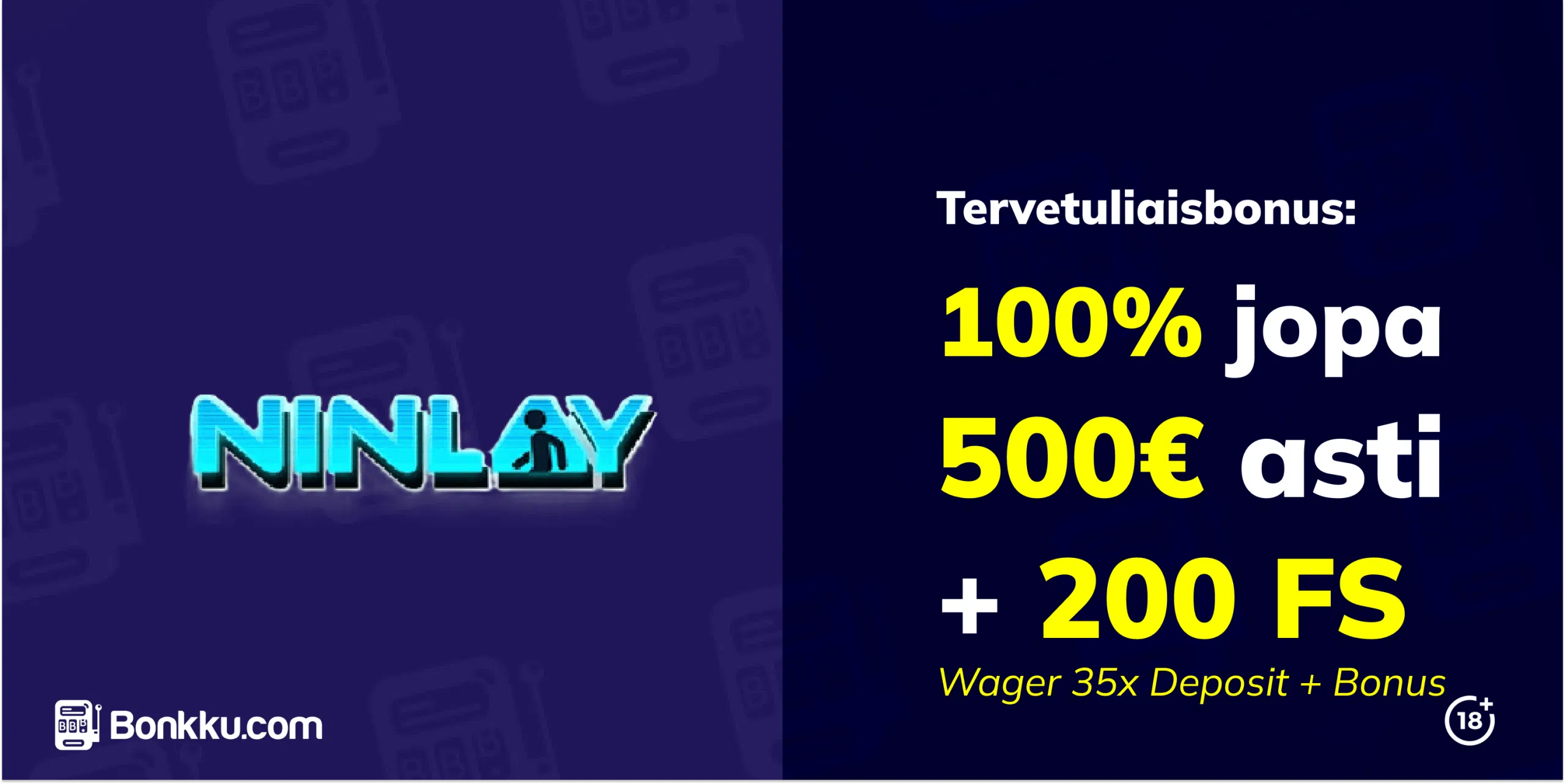 ninlay tervetuliaisbonus