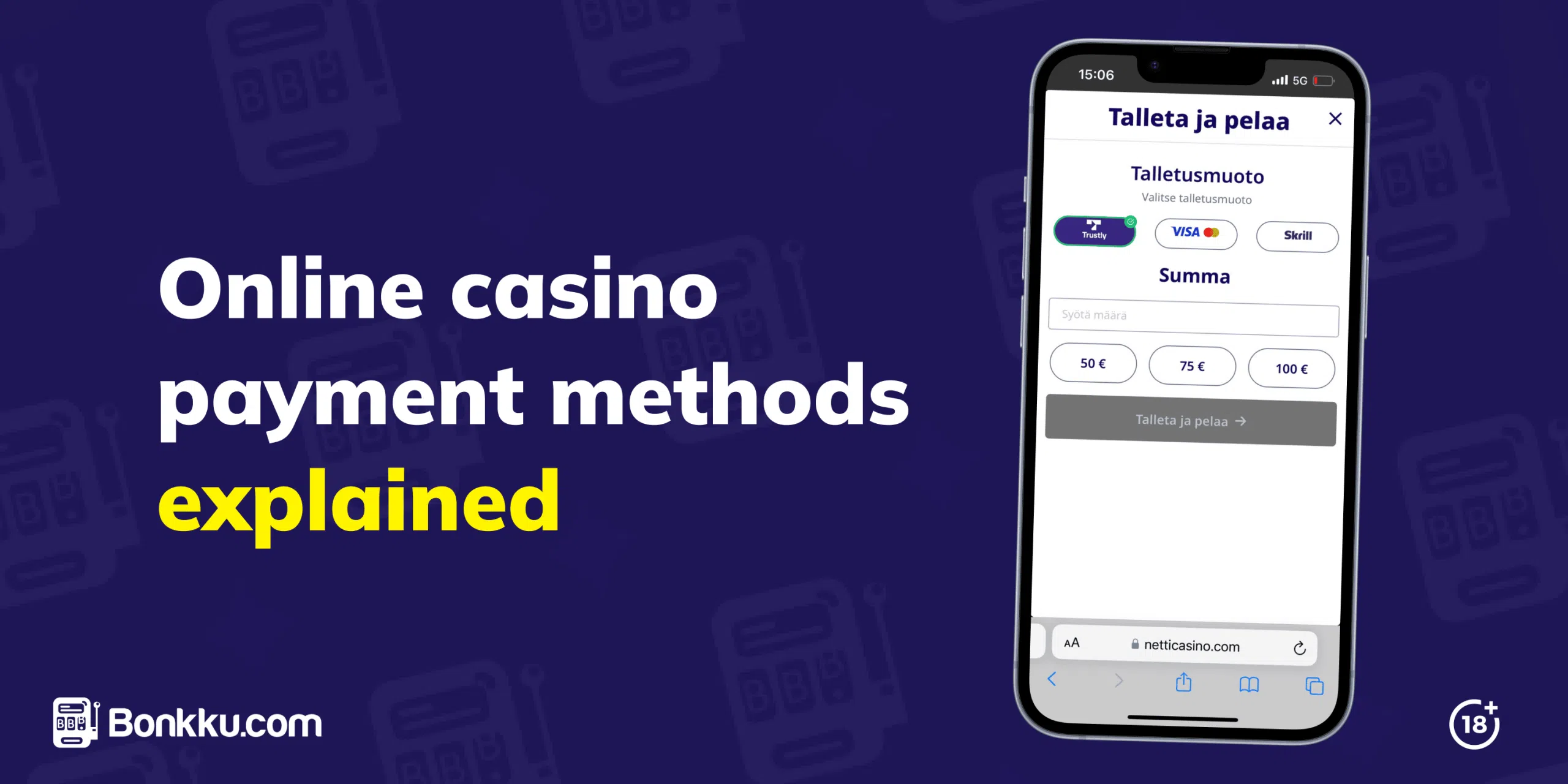 online casinoo payment methods explained