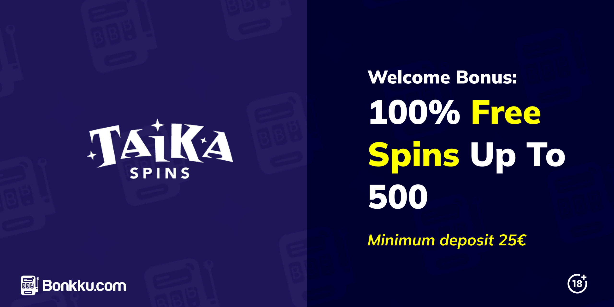 taika spins welcome bonus