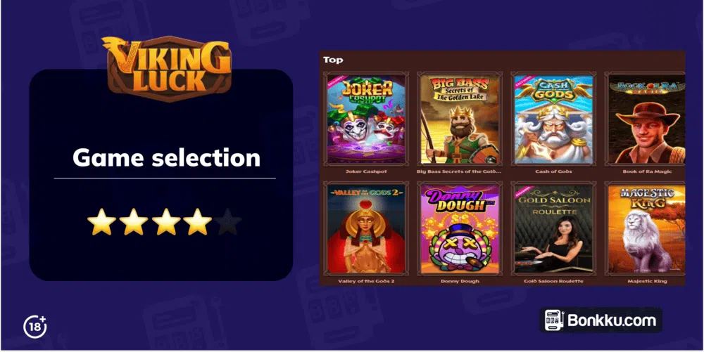 viking luck game selection