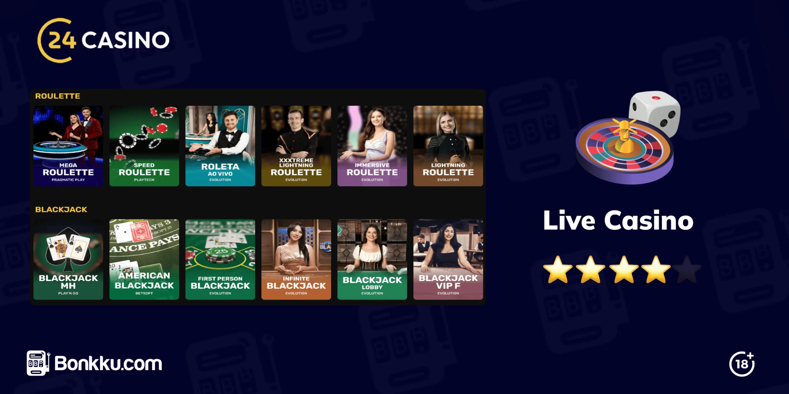 24casino live casino