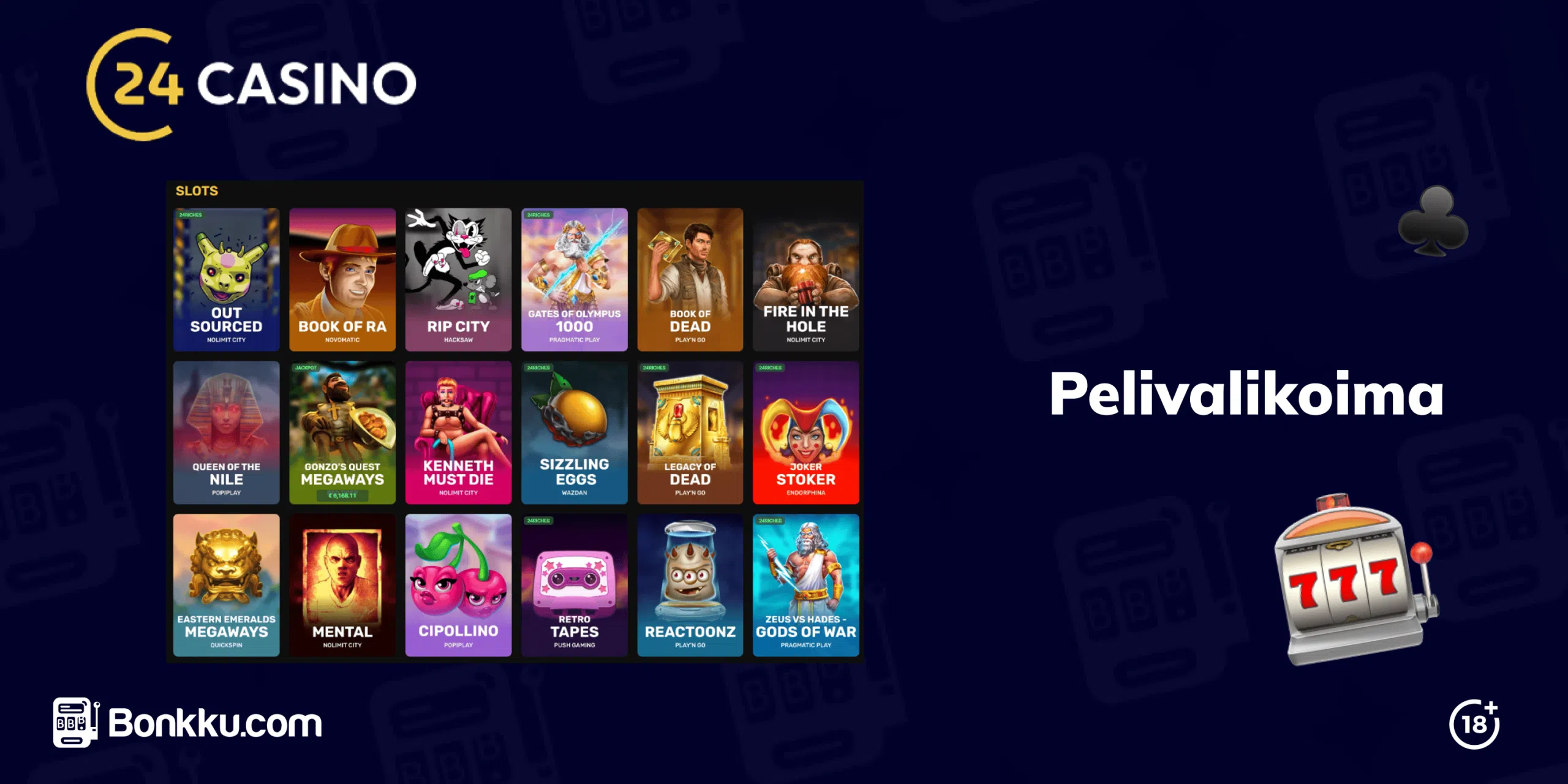 24casino pelivalikoima