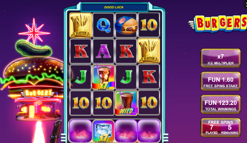 burgers slot bonus