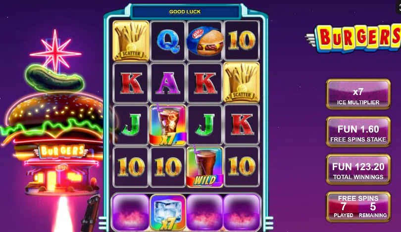 burgers slot bonus