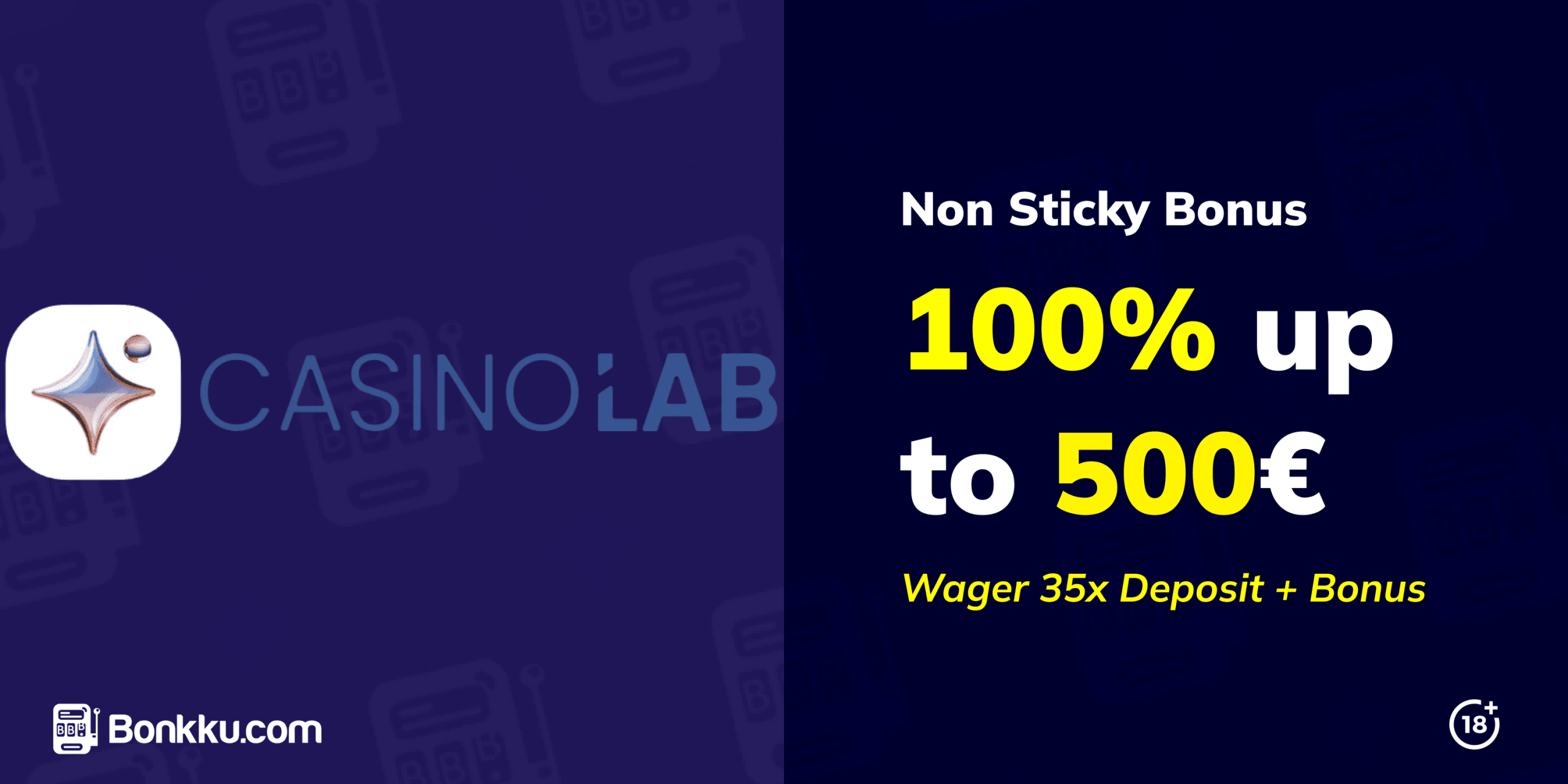 casinolab non sticky bonus