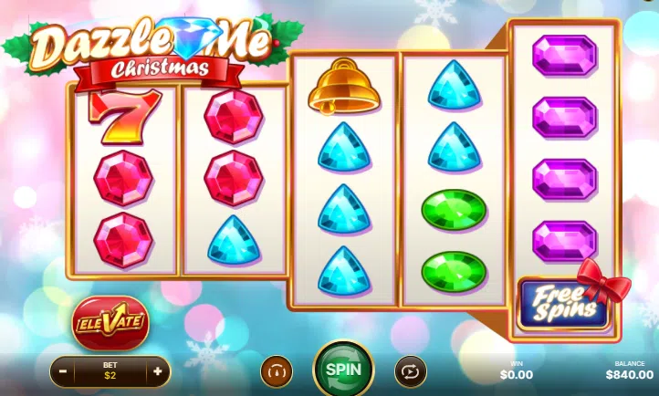 dazzle me christmas slot