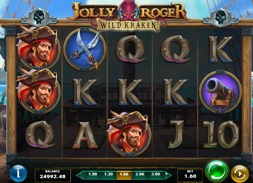 jolly roger wild kraken slot