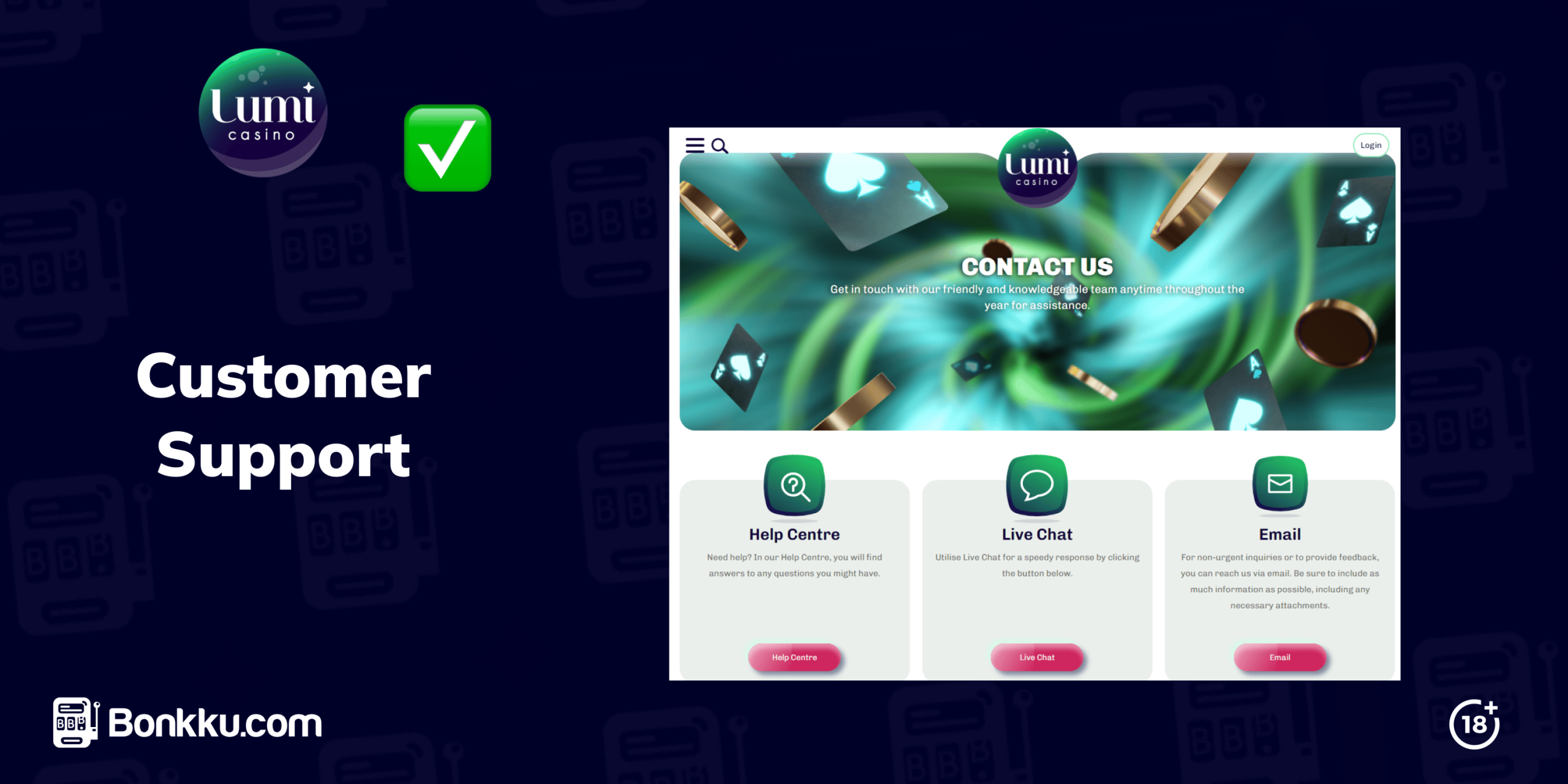 lumi casino customer support