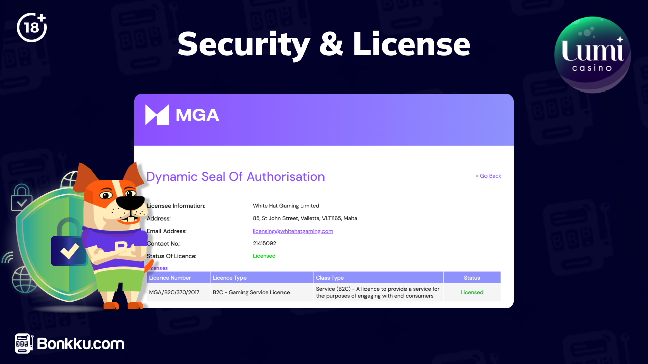 lumi casino license